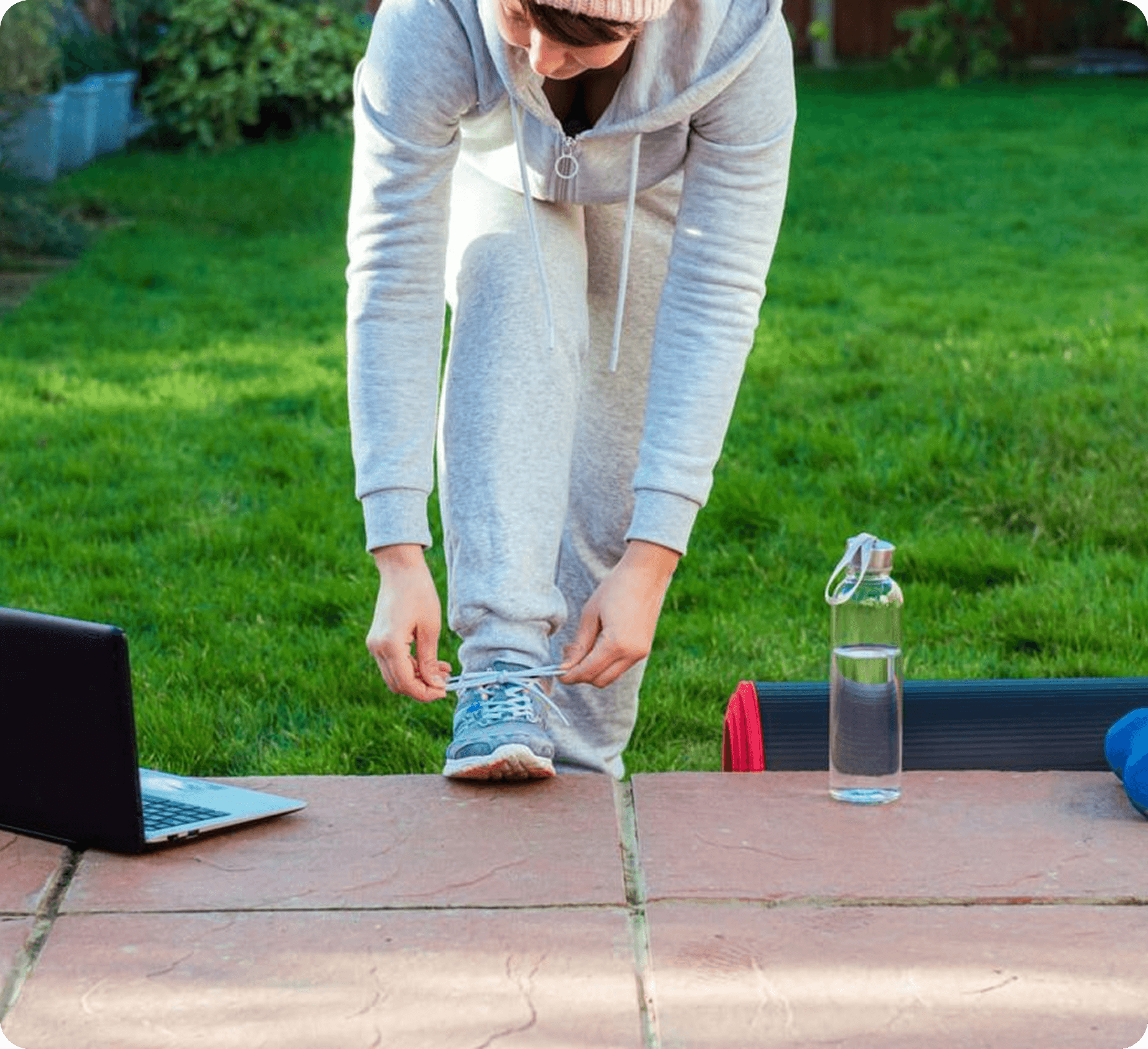 Woman Preparing